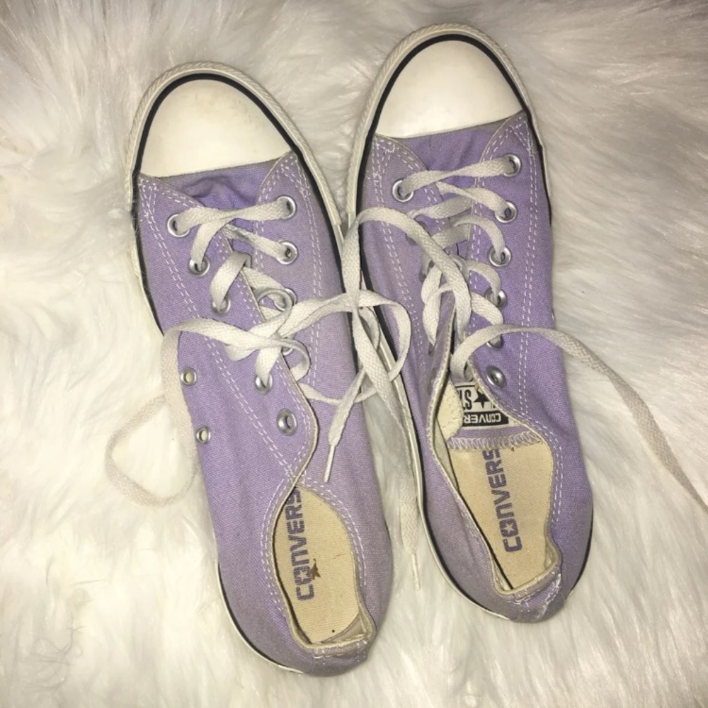 Lavender converse